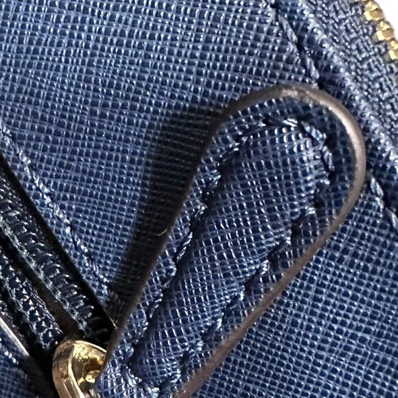 Michael Kors Sutton Saffiano Medium Bag in Navy Leather with Matching Wallet - Picture 14 of 14